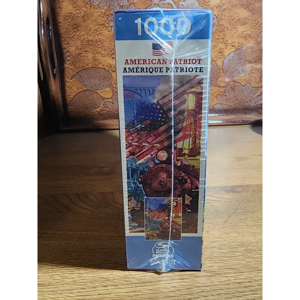 American‎ Patriot 1000-Piece Go West Railroads Puzzle Incl. Poster NEW
